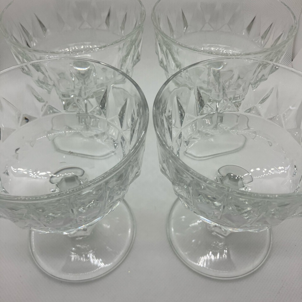 Arcoroc France Vintage set of 4 dessert glasses - Picture 3 of 5